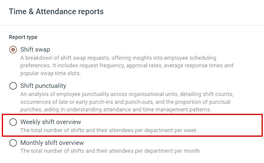 Working Schedule Reports Weekly shift overview.jpg